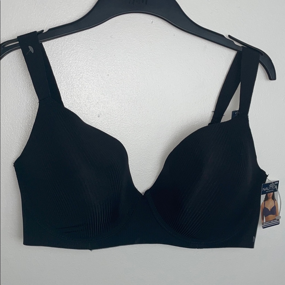 NWT Nautica Women's Elegant Black Bra Size 40DD